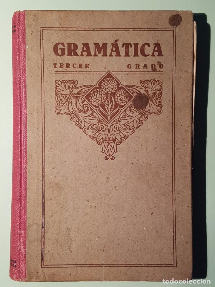 Libros de segunda mano: GRAMATICA TERCER GRADO - EDELVIVES 1944 - Foto 1