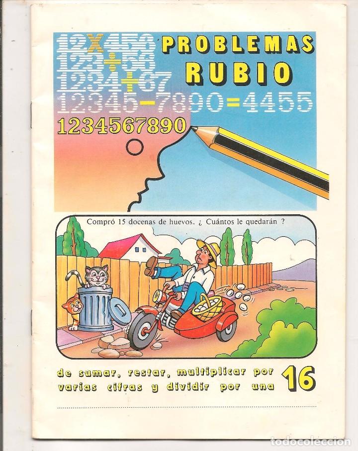 Libros de segunda mano: PROBLEMAS RUBIO. N&ordm; 16. SIN USO. EDICIONES TECNICAS RUBIO 1978.(ST/13) - Foto 1