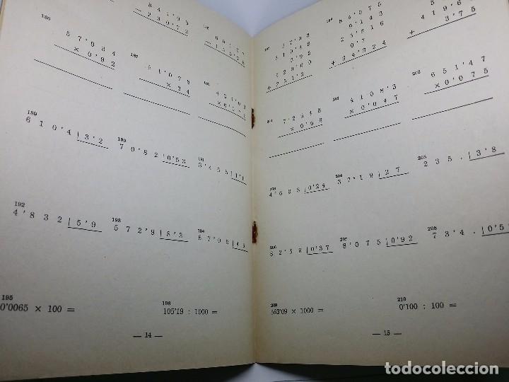 Libros de segunda mano: CUADERNO PROBLEMAS RUBIO 1959 - EJERCICIOS DE DECIMALES - CUADERNILLO N&ordm; 6 -- COMO NUEVO - Foto 3