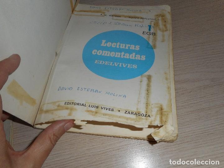Libros de segunda mano: LOTE DE LECTURAS COMENTADAS EDELVIVES 1&ordm; Y 2&ordm; EGB 1983 - Foto 3