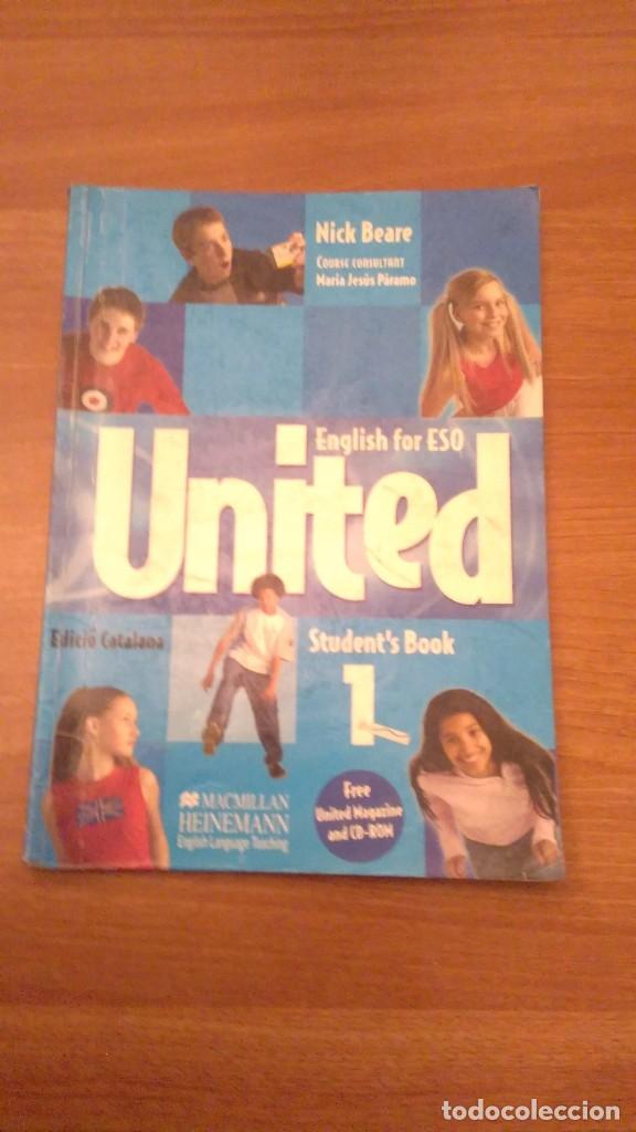 Libros de segunda mano: LIBRO UNITED - ENGLISH FOR ESO  1 - - Foto 1