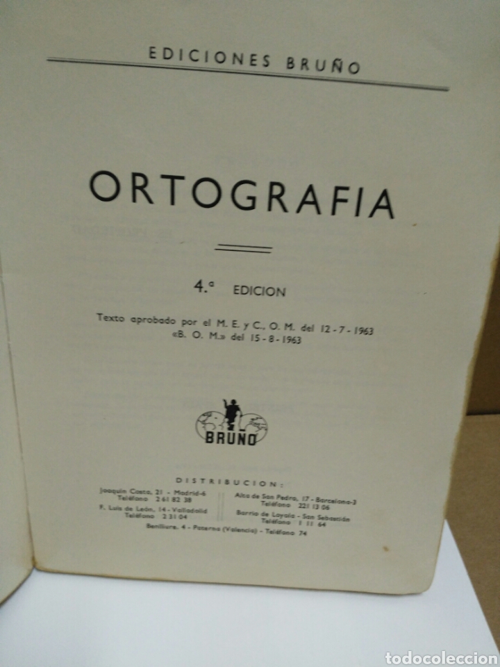Libros de segunda mano: ORTOGRAFIA BRU&Ntilde;O 1963 - Foto 2