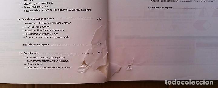 Libros de segunda mano: MATEM&Aacute;TICAS. 1&ordm; BUP. EDITORIAL CASALS. - Foto 5