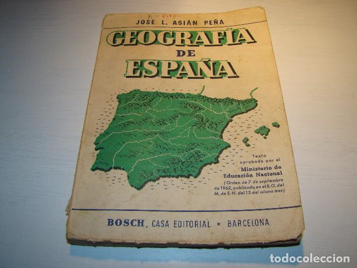 Libros de segunda mano: GEOGRAF&Iacute;A DE ESPA&Ntilde;A - BOSCH - BARCELONA - Foto 1