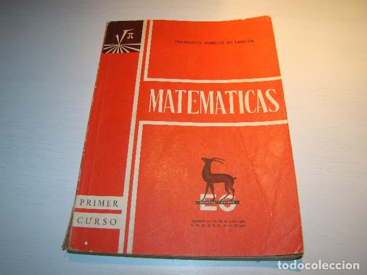 Libros de segunda mano: MATEM&Aacute;TICAS - PRIMER CURSO - GREDOS - Foto 1