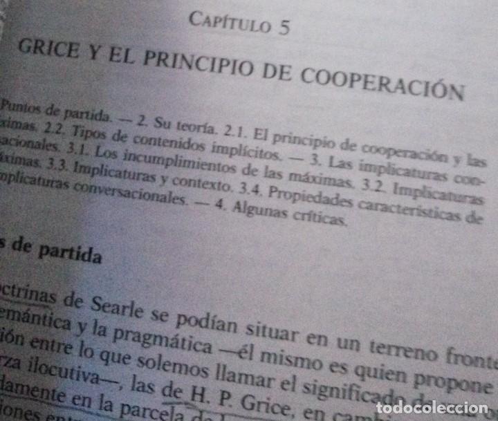 Libros de segunda mano: Introducci&oacute;n a la pragm&aacute;tica de M. Victoria Escandell - Foto 3