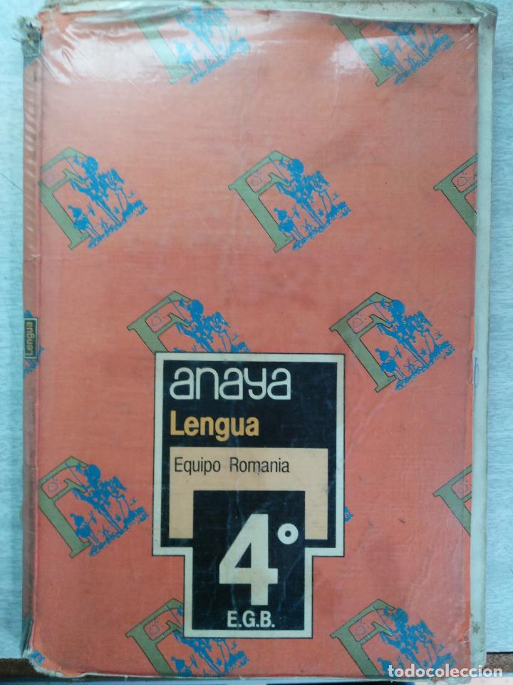 Libros de segunda mano: ANAYA LENGUA 4 EGB EQUIPO ROMANIA - Foto 1