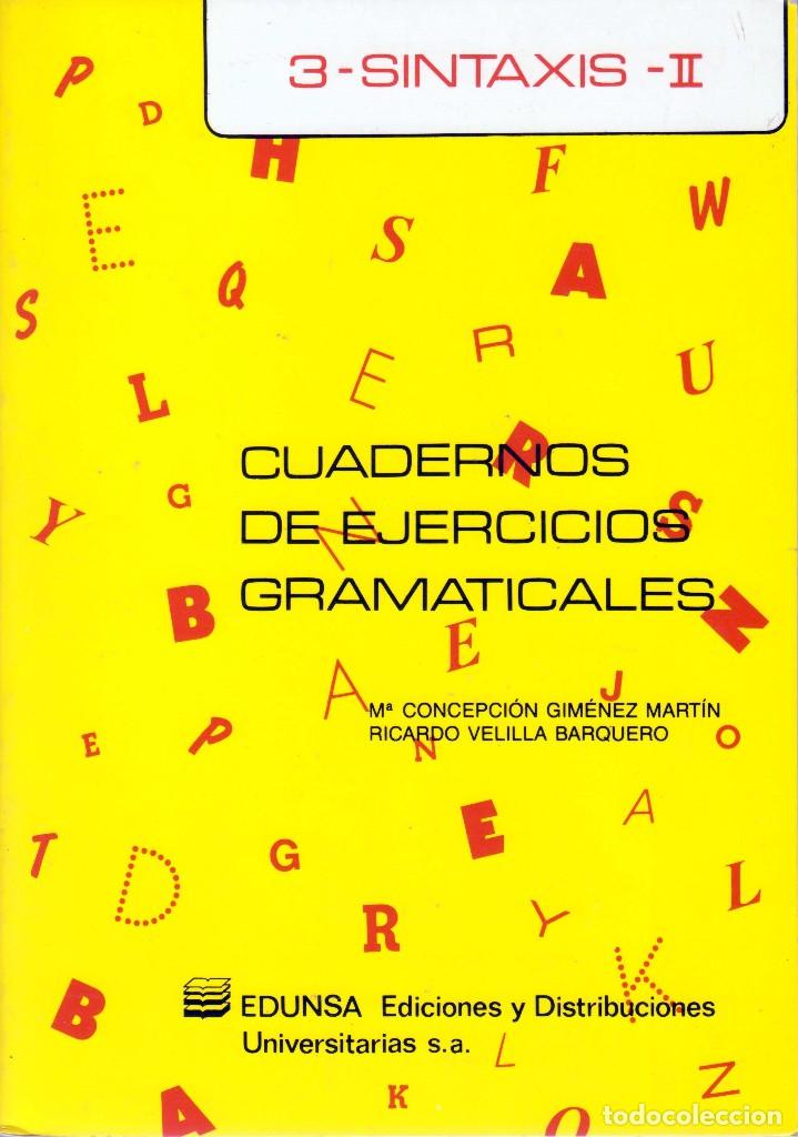Libros de segunda mano: CUADERNOS DE EJERCICIOS GRAMATICALES Y SOLUCIONES - Foto 1