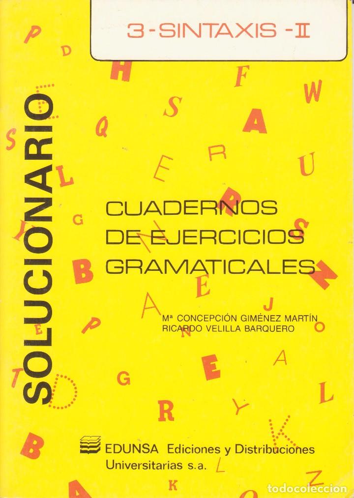 Libros de segunda mano: CUADERNOS DE EJERCICIOS GRAMATICALES Y SOLUCIONES - Foto 2