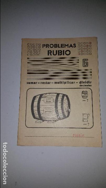 Libros de segunda mano: PROBLEMAS RUBIO N&ordm;6 Y 6A - ED. RUBIO 1977 - Foto 1