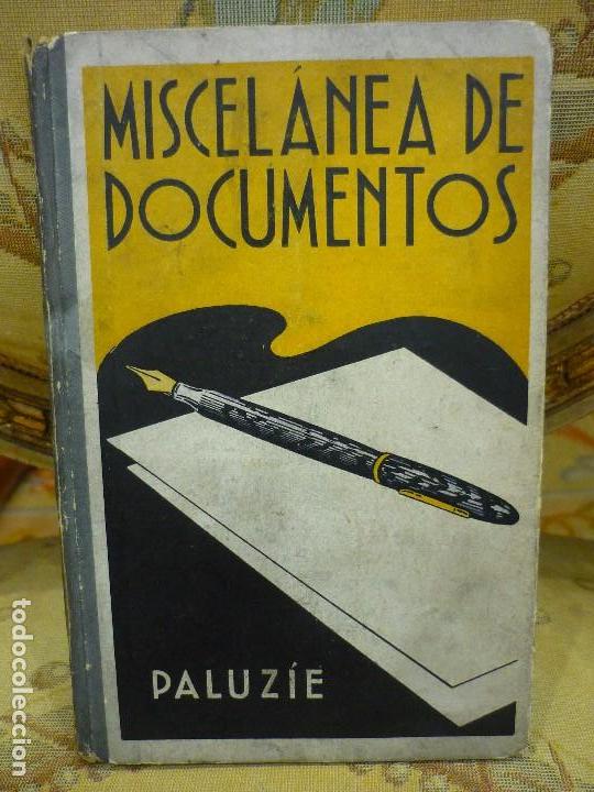 Libros de segunda mano: MISCEL&Aacute;NEA GENERAL DE DOCUMENTOS, DE ESTEBAN PALUZ&Iacute;E. - Foto 1