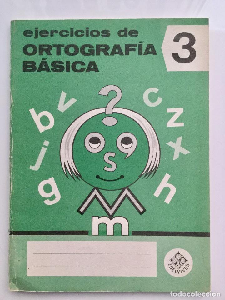 Libros de segunda mano: Ejercicios de ortograf&iacute;a b&aacute;sica 3. A&ntilde;o 1969. NUEVO SIN USAR - Foto 1