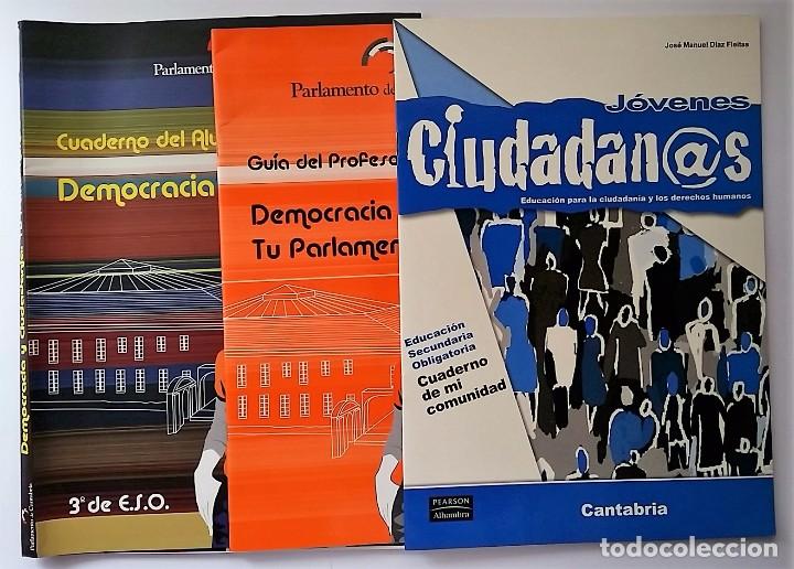 Gebrauchte B&uuml;cher: CUADERNO + GU&Iacute;A DE LA DEMOCRACIA Y CIUDADAN&Iacute;A: TU PARLAMENTO + CUADERNO EDUCACI&Oacute;N PARA LA CIUDADAN&Iacute;A