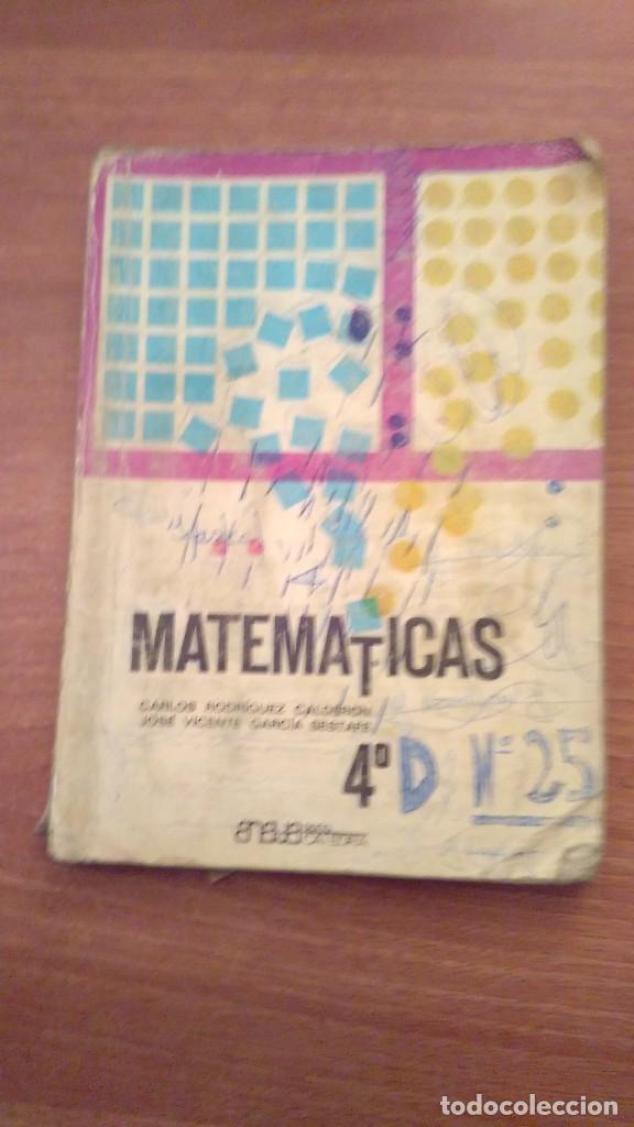 Libros de segunda mano: MATEMATICAS 4&ordm; - ANAYA - Foto 1