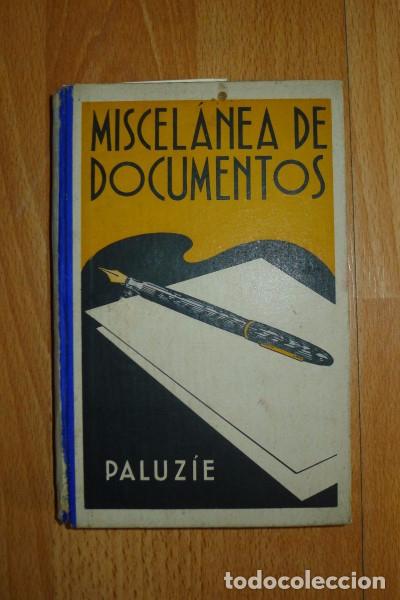 Libros de segunda mano: PALUZIE, Esteban. Miscel&aacute;nea general de documentos - Foto 1