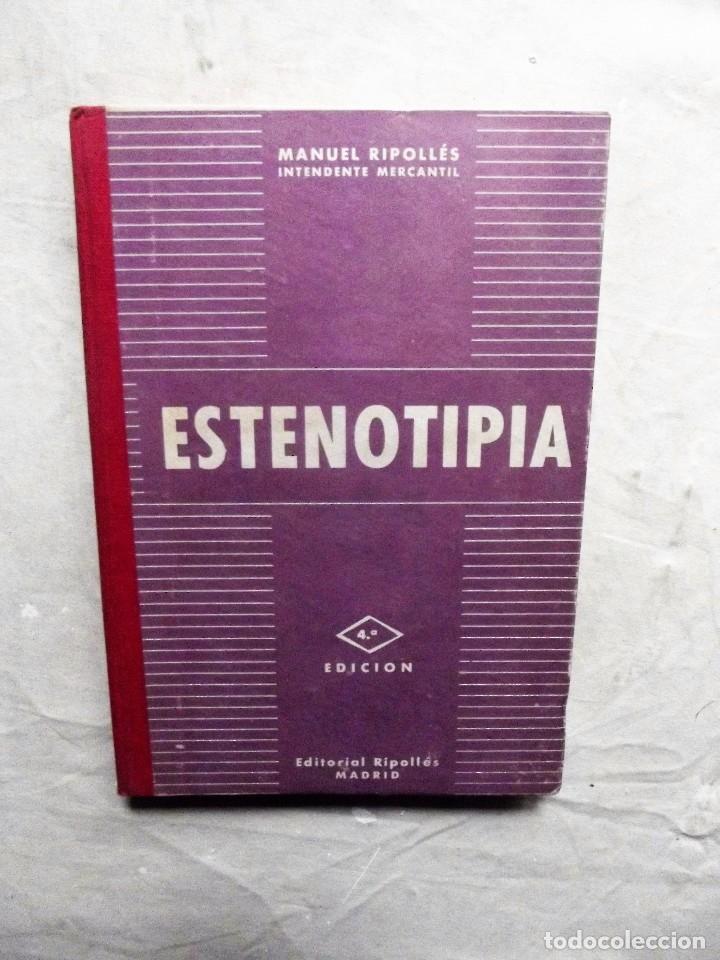 Libros de segunda mano: ESTENOTIPIA POR MANUEL RIPOLLES - Foto 1