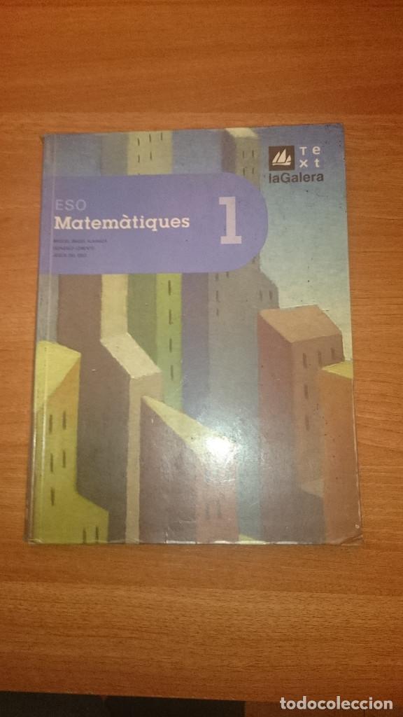 Libros de segunda mano: MATEMATIQUES 1&ordm; ESO - LA GALERA - Foto 1