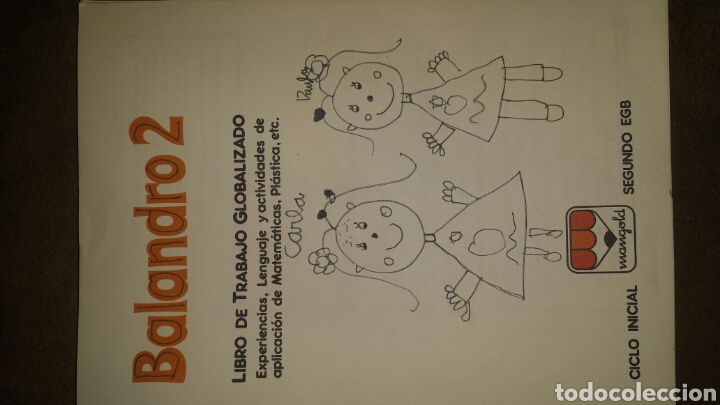Libros de segunda mano: BALANDRO 2 LIBRO DE 2&deg;E.G.B..- EDIT. MANGOLD 1984 - Foto 2