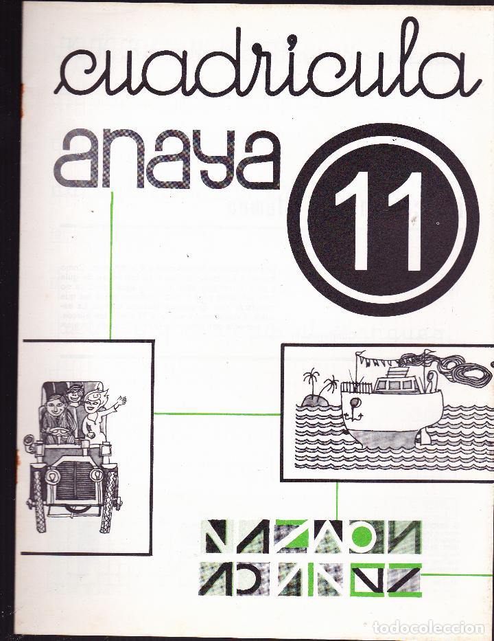 Libros de segunda mano: cuadricula anaya b&ordm; 11 - Foto 1