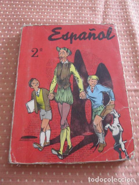 Libros de segunda mano: M69 LIBRO DE TEXTO ESPA&Ntilde;OL 2&ordm; CURSO A&Ntilde;OS 60 SM - Foto 1