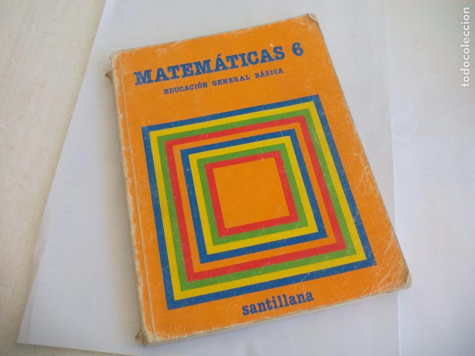 Libros de segunda mano: Matem&aacute;ticas 6 Educaci&oacute;n general B&aacute;sica. EGB. 1985, 6&ordm; curso.E.G.B. - Foto 1