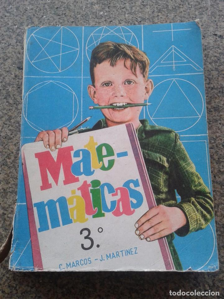 Libros de segunda mano: MATEMATICAS -- 3&ordm; CURSO -- EDICIONES S. M. -- 1964 -- - Foto 1