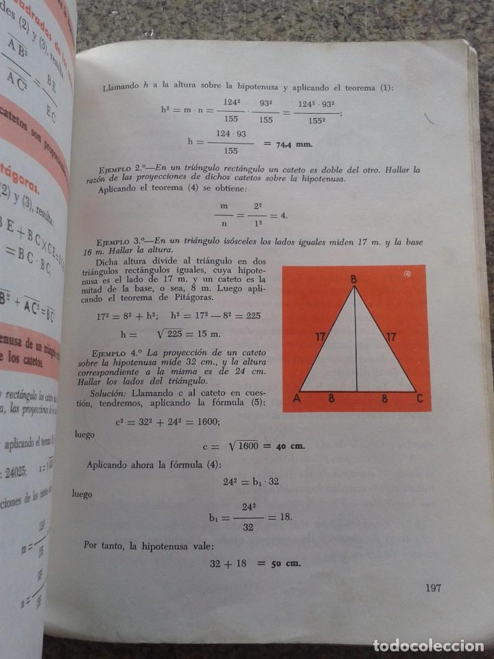 Libros de segunda mano: MATEMATICAS -- 3&ordm; CURSO -- EDICIONES S. M. -- 1964 -- - Foto 2
