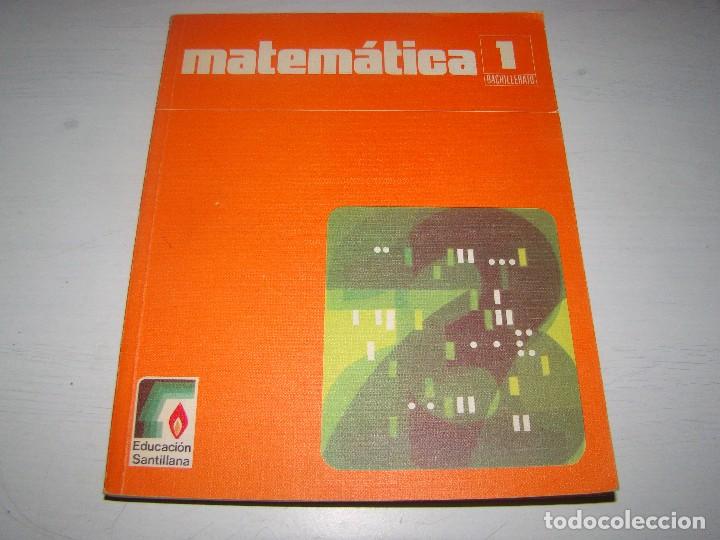 Libros de segunda mano: MATEMATICA 1&ordm; BACHILLERATO - Santillana - Foto 1