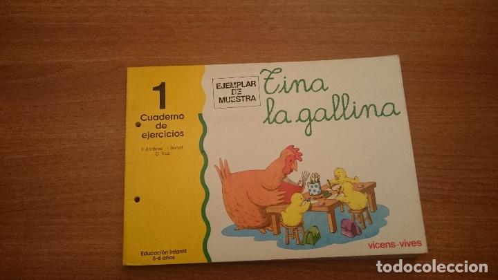 Second hand books: 1&ordm; CUADERNO DE EJERCICIOS - TINA LA GALLINA - EJEMPLAR DE MUESTRA  NUEVO