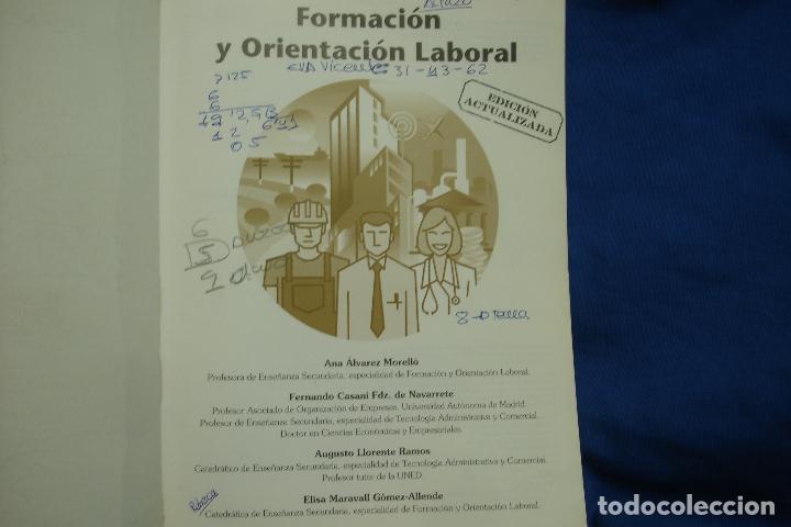 Libros de segunda mano: FORMACI&Oacute;N Y ORIENTACI&Oacute;N LABORAL - EDITEX 1999 - Foto 5