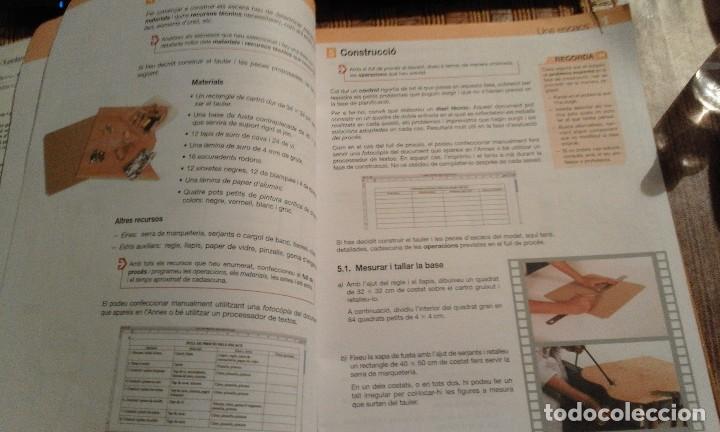 Libros de segunda mano: Quadern de projectes. Tecnologies 1&ordm; ESO - en catal&agrave; - Foto 4