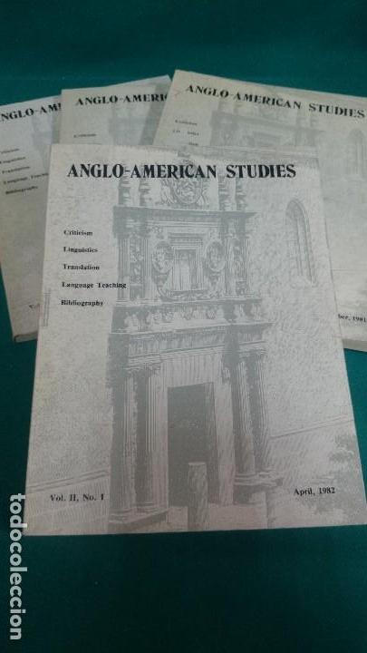 Libros de segunda mano: ANGLO-AMERICAN STUD&Iacute;ES, A&Ntilde;OS 80 - Foto 2