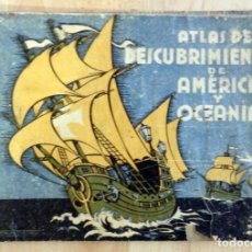 Libros de segunda mano: ATLAS DEL DESCUBRIMIENTO DE AMERICA Y OCEANIA, SALVATELLA,1943,1ª EDICION, RARISIMO