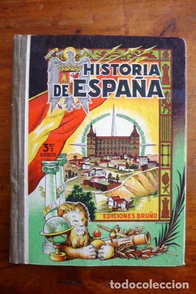 Libros de segunda mano: HISTORIA DE ESPA&Ntilde;A. Tercer Grado. - Foto 1