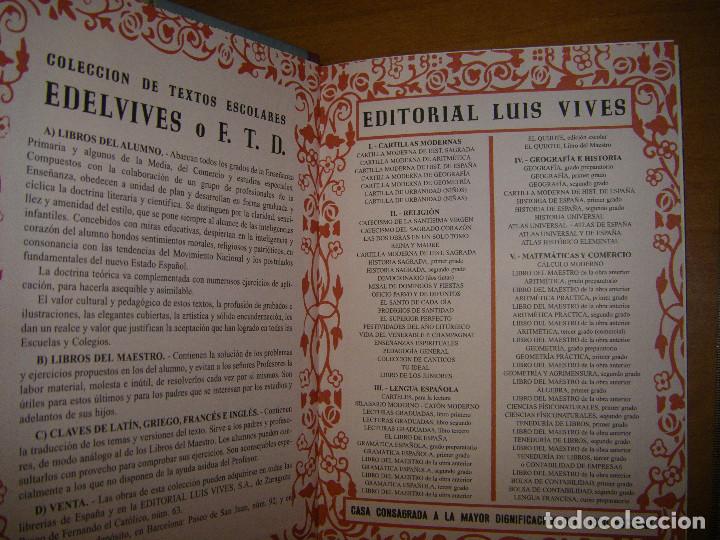 Libros de segunda mano: Gram&aacute;tica segundo grado. Facs&iacute;mil Luis Vives - Foto 7