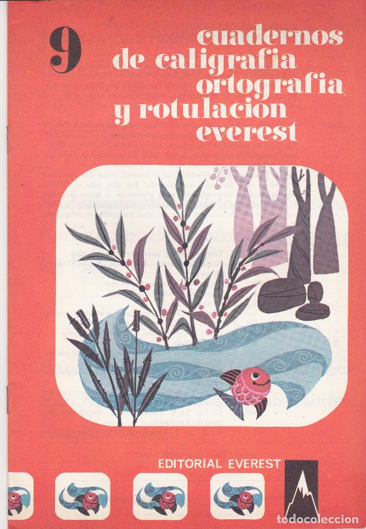 Libros de segunda mano: cuaderno de caligrafia everest n&ordm; 9 - Foto 1