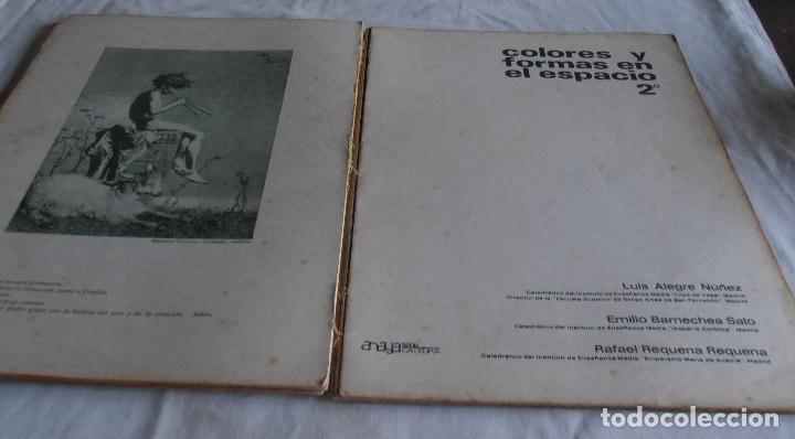 Libros de segunda mano: COLORES Y FORMAS EN EL ESPACIO, 2 , ANAYA , SERIE CATEDRA - Foto 3