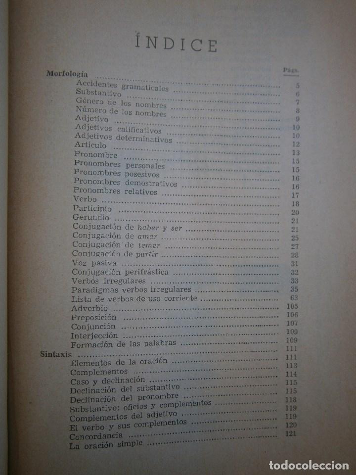 Libros de segunda mano: COMPENDIO DE GRAMATICA ESPA&Ntilde;OLA sopena 1964 EC - Foto 11
