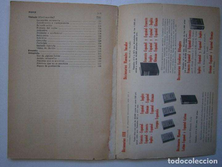 Libros de segunda mano: COMPENDIO DE GRAMATICA ESPA&Ntilde;OLA sopena 1964 EC - Foto 12