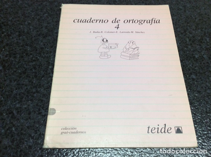 Libros de segunda mano: CUADERNO DE ORTOGRAFIA N&ordm; 4 -ED. TEIDE - Foto 1