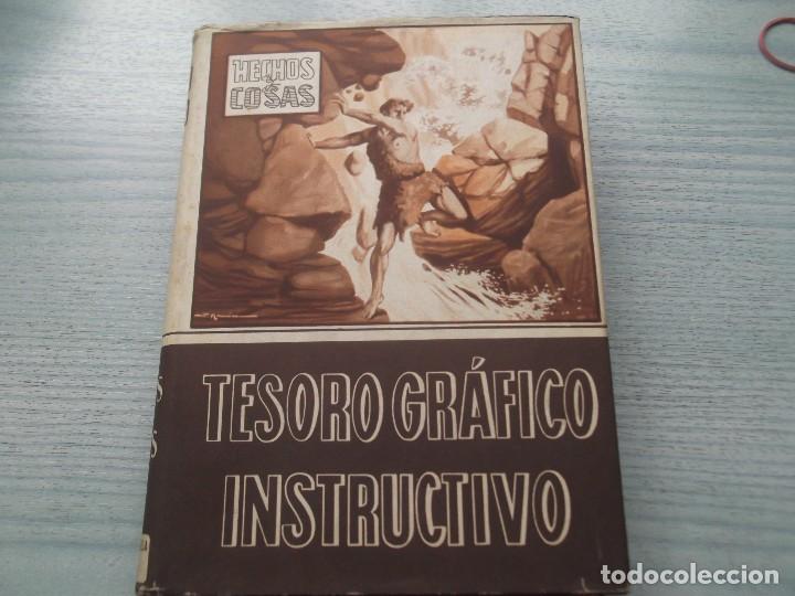 Libros de segunda mano: TESORO GRAFICO--HECHOS Y COSAS,1957