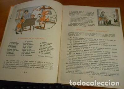 Libros de segunda mano: GRAM&Aacute;TICA PRIMER GRADO, ED. LUIS VIVES, DE 1956 - Foto 4