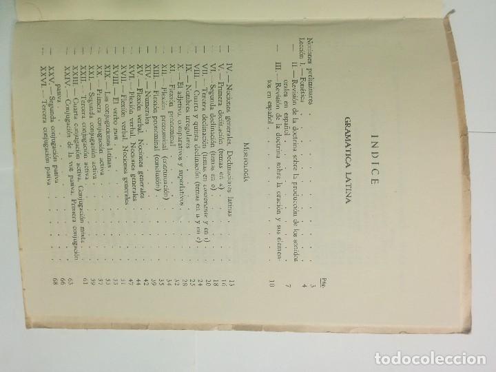 Libros de segunda mano: GRAM&Aacute;TICA LATINA  1959 FRANCISCO SANTOS COCO - Foto 3