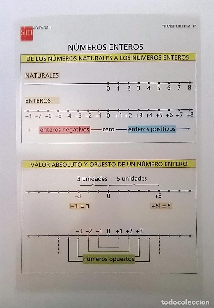 Libros de segunda mano: MATEM&Aacute;TICAS. ARITMOS. RECURSOS DID&Aacute;CTICOS. 1&ordm; ESO. EDITORIAL SM. - Foto 3