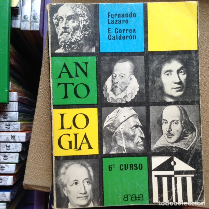 Libros de segunda mano: Antolog&iacute;a. 6&ordm; curso. F. L&aacute;zaro - Foto 1