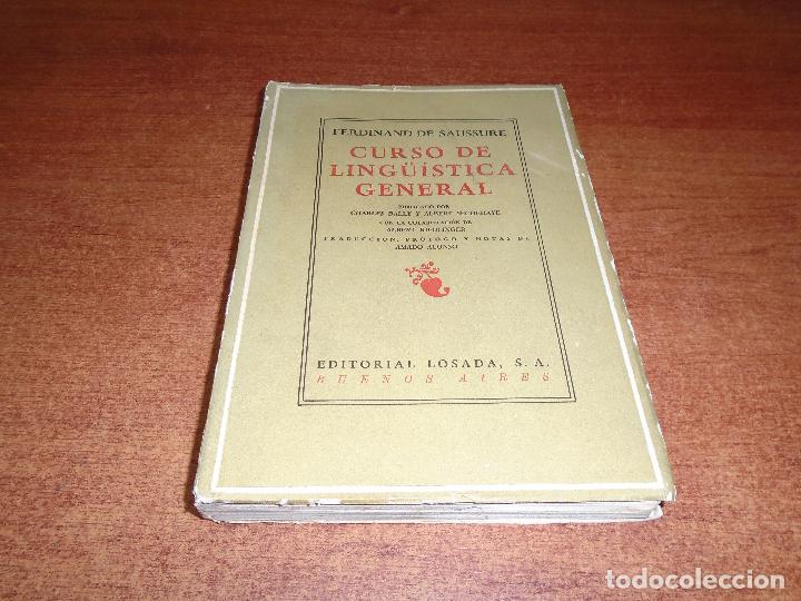Libros de segunda mano: CURSO DE LING&Uuml;&Iacute;STICA GENERAL (FERDINAND DE SAUSSURE) ED. LOSADA, 1969 - Foto 1