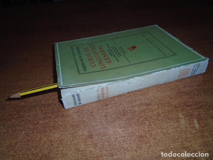 Libros de segunda mano: CURSO DE LING&Uuml;&Iacute;STICA GENERAL (FERDINAND DE SAUSSURE) ED. LOSADA, 1969 - Foto 2