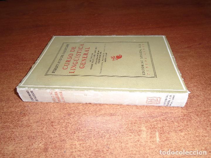 Libros de segunda mano: CURSO DE LING&Uuml;&Iacute;STICA GENERAL (FERDINAND DE SAUSSURE) ED. LOSADA, 1969 - Foto 4