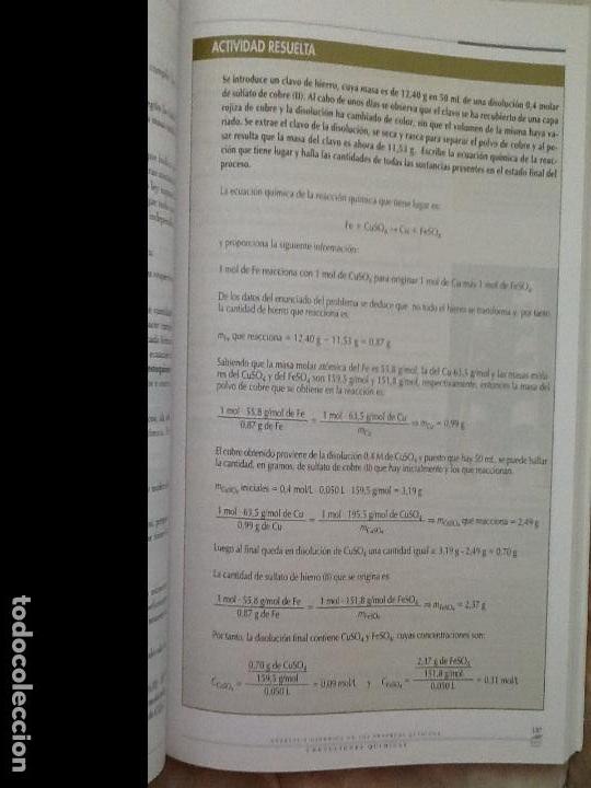 Libros de segunda mano: QU&Iacute;MICA 2&ordm; BACHILLERATO. EDITEX. 2003 NUEVO !!!!!!! - Foto 2
