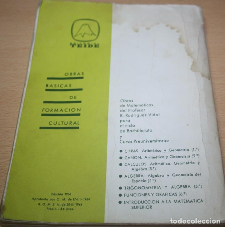 Libros de segunda mano: CANON segundo curso de matem&aacute;ticas - R. Rodr&iacute;guez Vidal - Teide - Foto 4
